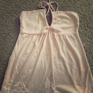 Ballet pink halter top